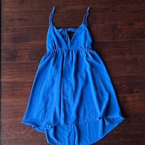 Vibrant Blue Sleeveless Dress